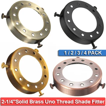 

Retro Lighting Hardware Accessories Porous Cover DIY Chandelier Wall Lamp Accessories 2-1/4"Solid Brass Uno Thread Shade D30