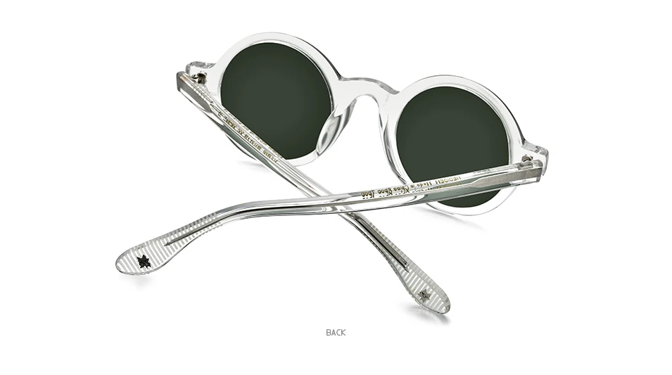 HEPIDEM ацетатные винтажные Поляризованные солнцезащитные очки для мужчин Gregory Peck фирменный дизайн прозрачные круглые солнцезащитные очки для женщин Ретро-оттенки ZOLMAN