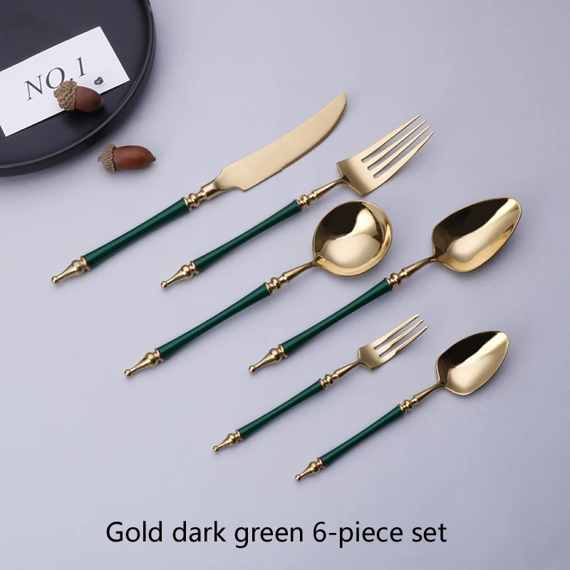 Gold dark green