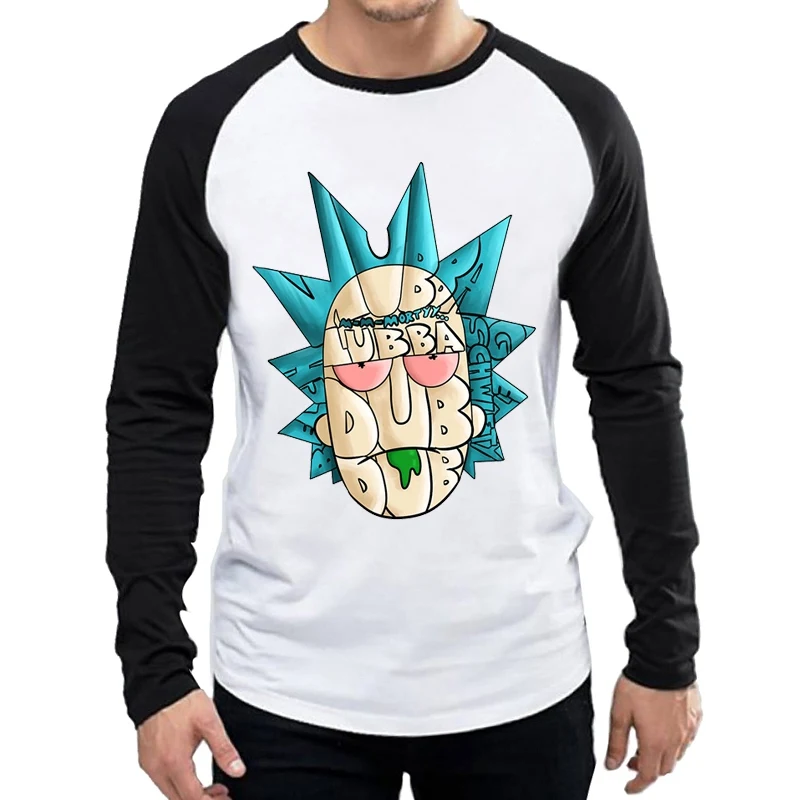 8 Футболка с длинным рукавом Pickle Rick Мужская футболка Rick And Morty новая футболка с аниме Rick летняя футболка Рик Морти крутые мужские футболки - Цвет: 8