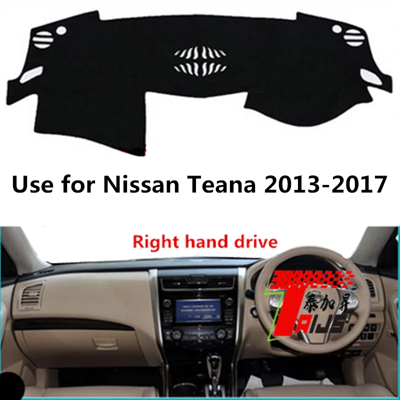 Taijs чехол для приборной панели автомобиля с правым приводом для Nissan TEANA 2013- лавсан модный креативный коврик для приборной панели автомобиля для TEANA 13-17