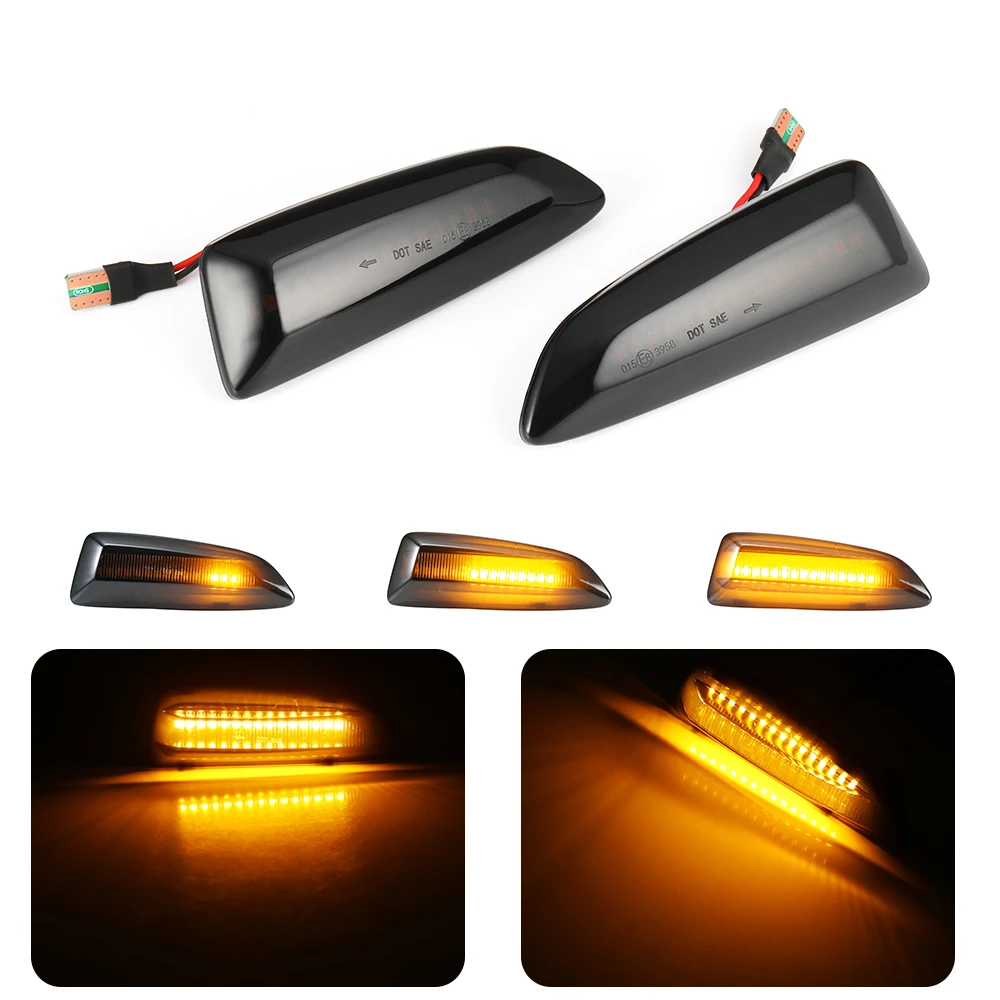 For Opel Vauxhall Astra J K Insignia B Zafira C Crossland X Sequential Dynamic Led Side Marker Light Indicator Turn Signal Lamp Aliexpress 