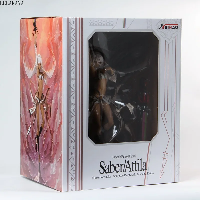 46 см аниме Fate Grand Order Saber Attila Emperor масштаб 1/8 Раскрашенная сексуальная девушка ПВХ