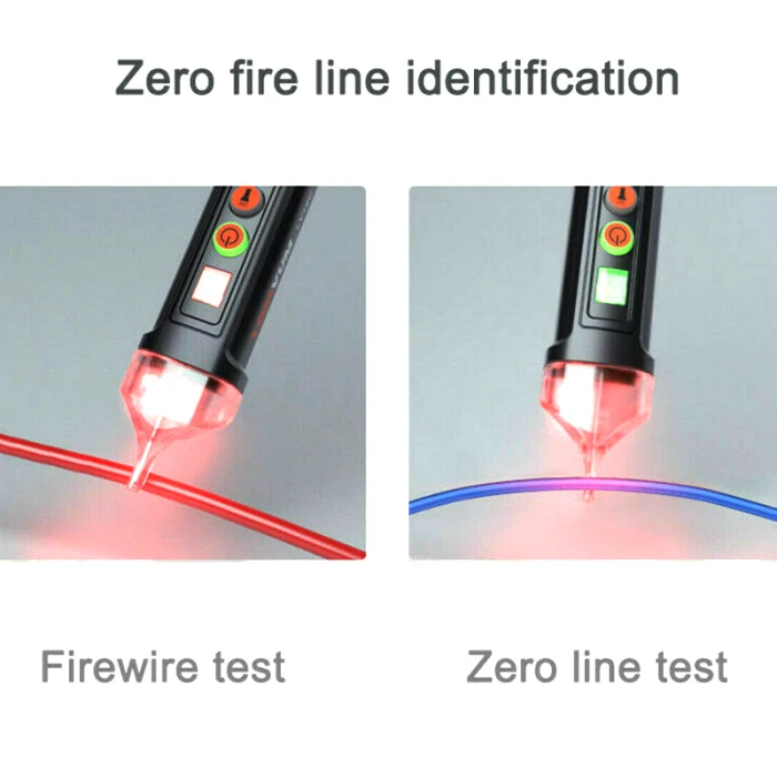 AC DC Voltage Test Pencil Pen Non Contact Tester 48V/12V-1000V Voltage Sound LED Alarmed TN88