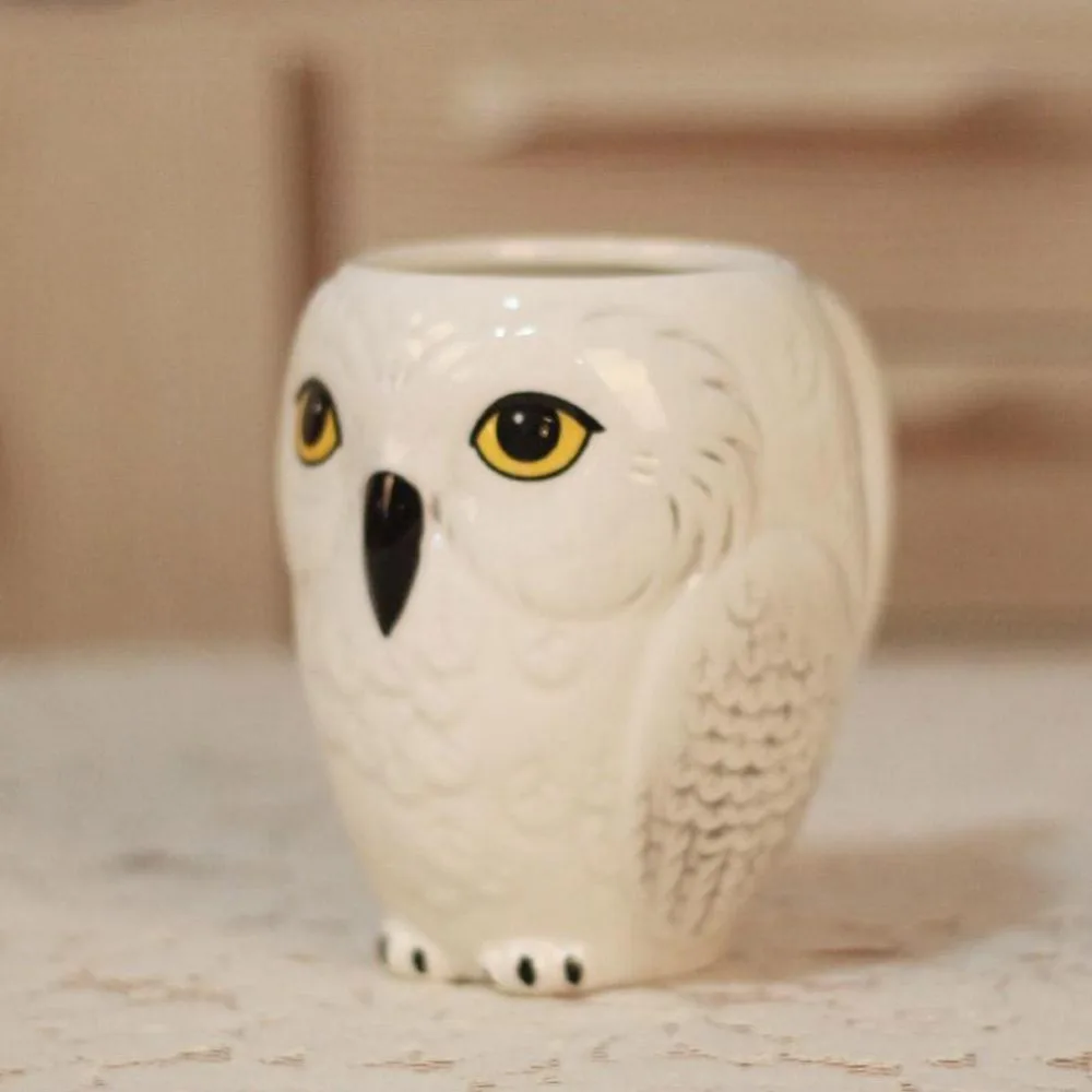 3D Hedwig Поттер Мультфильм Сова кофейные кружки керамические чашки и кружки коллекция Прохладный знак посуда для напитков лучшие подарки для