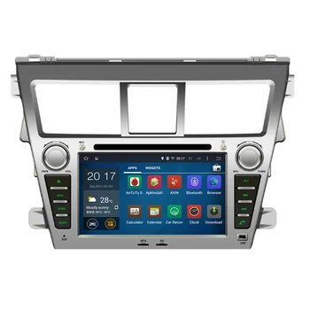 

Eight Core Android 10 Two Din Car DVD Player Satnav for TOYOTA Vios Belta Yaris Sedan Car GPS Navigation Radio Stereo recorder