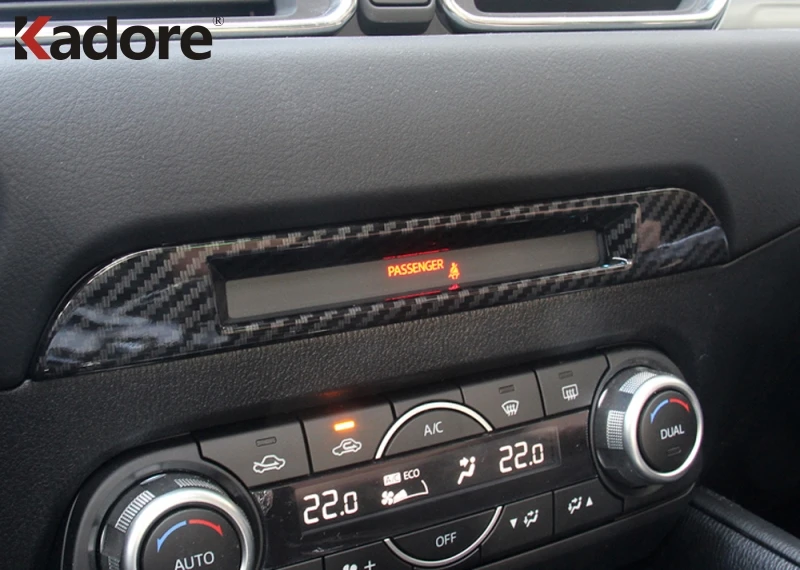 Для Mazda CX 5 CX5 8 CX8 2017 2020 полоски из углеродного волокна CD декоративная крышка
