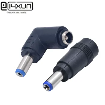 

1/2/5pcs 90/180 Degree 5.5*2.1 Mm Male Jack plug To 5.5*2.5 Mm Female socket Straight/ Angle Dc Power Connector Adapter Laptop