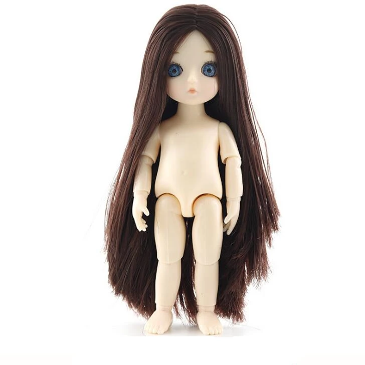 12 13 подвижных шарнирных 16 см 1/8 куклы игрушки BJD кукла голая обнаженная женская мода тела Куклы Игрушки для девочек подарок нормальная кожа - Цвет: 12