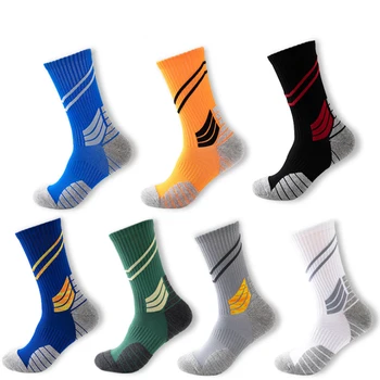 

Moda Mulaya Compression Sports Socks Sweat-absorbent Non-slip Basketball Socks Cotton Breathable Comfortable High Deodorant Out