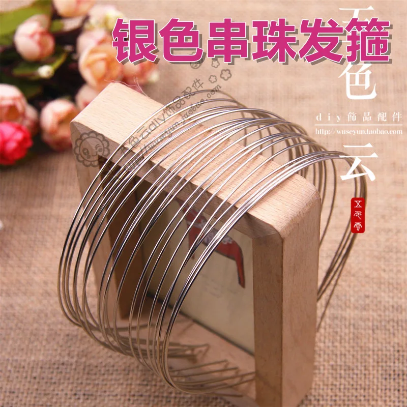 Whole sale 100 X 1.5mm Blank Gold/Silver Headbands Metal Hair Band Lots DIY Accessories | Красота и здоровье