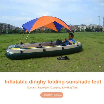 

Sunshade Tent Durable Orange Blue Nylon Hanging Bed Kayak Camping Bedding Travel Shade Cloth Outdoors Hiking