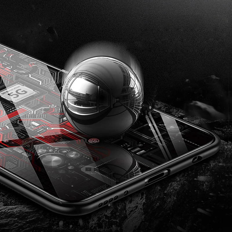 Auroras For iPhone 11 Case Explorer Painted Tempered Glass XS XR Protective Phone Cover iPhone 11 Pro Cases iPhone 11 Pro Max