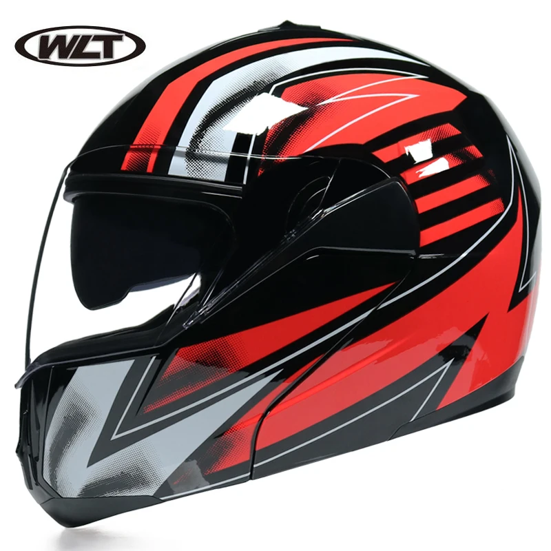 Модульный флип шлем двойной объектив Capacete Casco мотоциклетный гоночный шлем DOT одобренный высокое качество WLT-168 - Цвет: b9