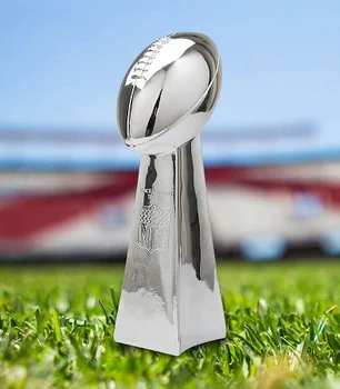 

American Football League Trophy Football Cup Trophy 24CM/33CM Height replica Super Bowl Trophy Rugby Trophy Nice Gift
