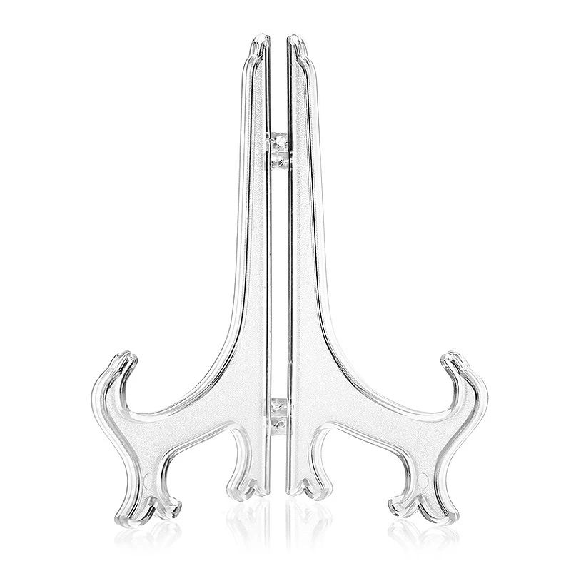15pcs Home Office Decor Plastic Display Rack Tray Multi-Purpose Folding Bracket