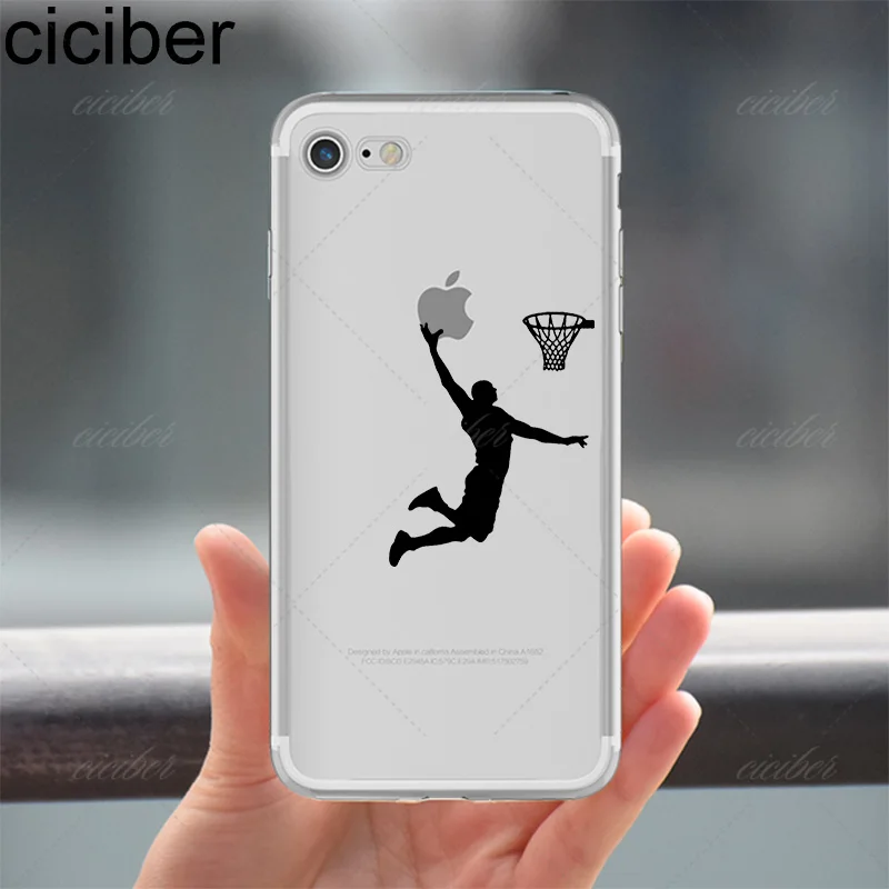 Ciciber Бейсбол Футбол Теннис Спорт мягкий ТПУ чехол для телефона Iphone 11 Pro Max 6 6S 7 8 Plus 5S