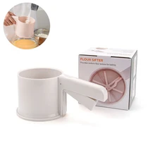 1 шт. Инструменты для выпечки ручное сито Pp для выпечки ручное сито для муки полуавтоматический удобный ручной фильтр для муки