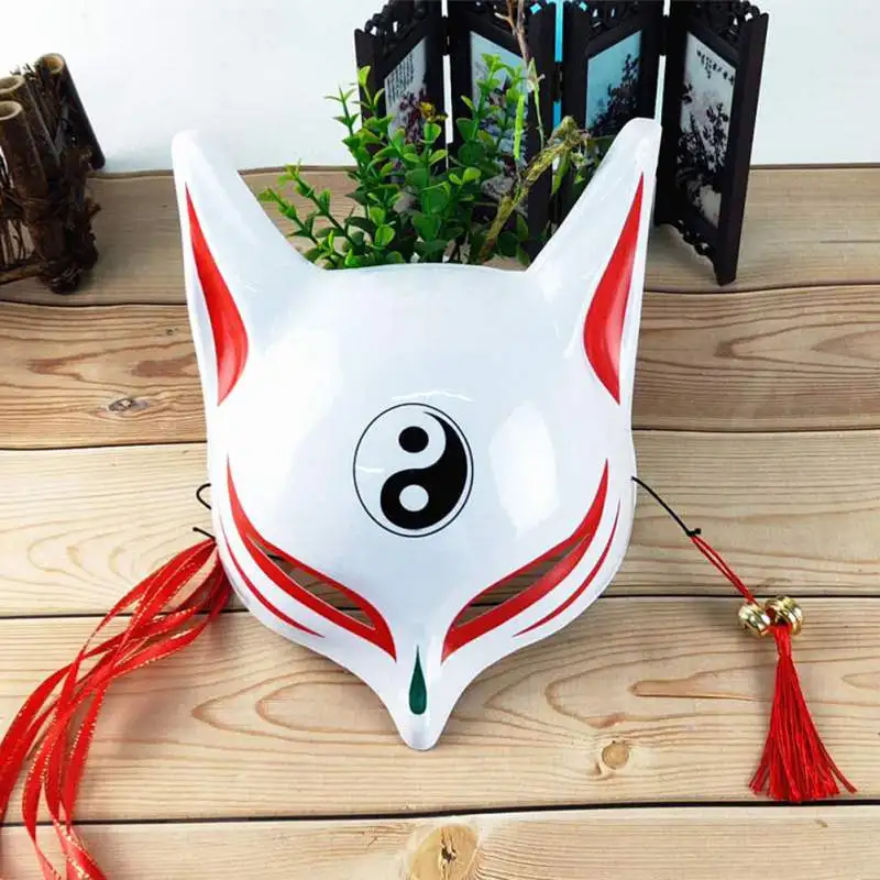 

Hallween Cat Face Masquerade Dress Up Mask Fox Half Face Hand-Painted Mask Party Decoration Cosplay For Bar Party