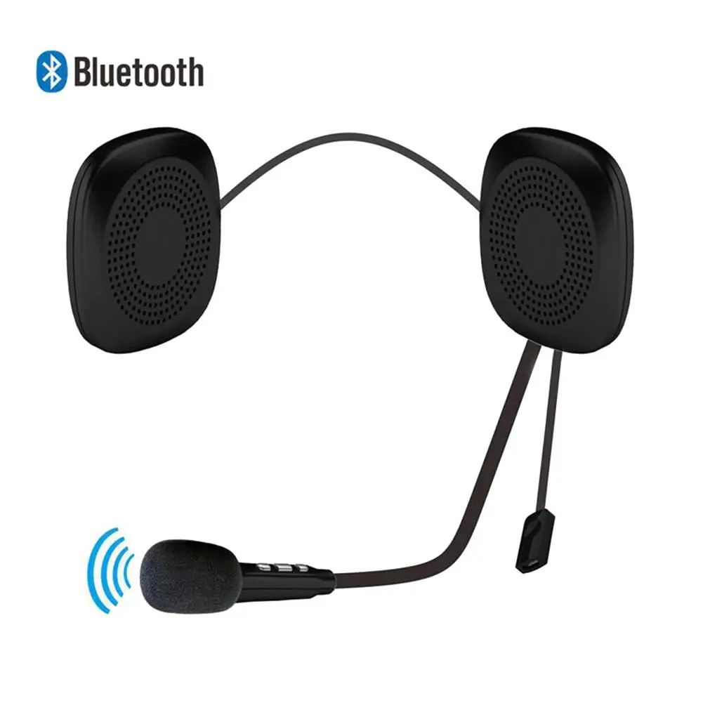Беспроводная Bluetooth-гарнитура для мотоциклетного шлема гарнитура громкой связи