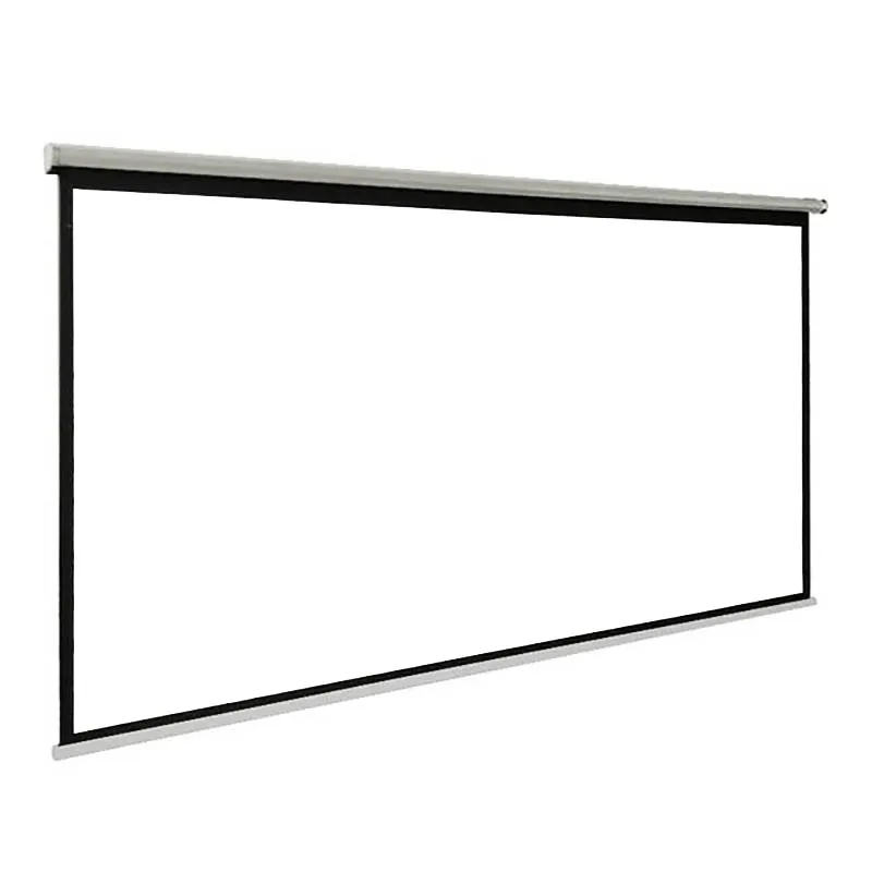 Thinyou 84 дюймов 4:3 портативный напольный экран напольный ручной проекционный экран подтягивающий для домашнего кинотеатра, с фабрики