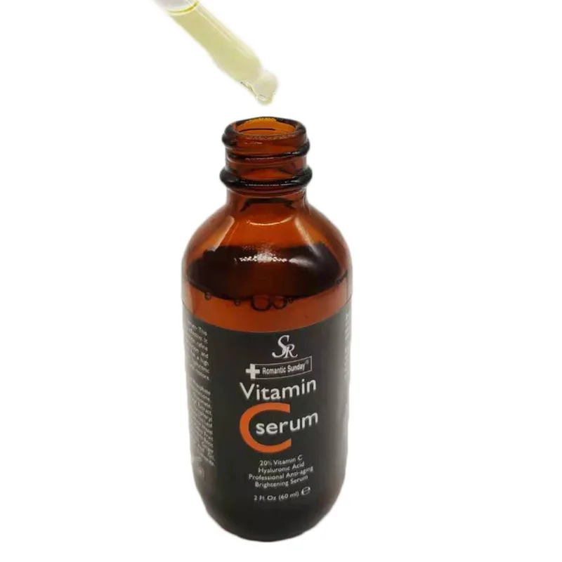Vitamin C Serum Moisturizing Hydration Shrinking Pores Smooth Fine Lines Brighten Skin Tone Anti-aging Whitening Essence Serum