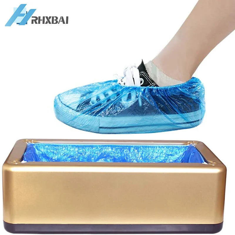 Fundas desechables automáticas para zapatos, antideslizantes, impermeables, manos libres, para casa y tienda