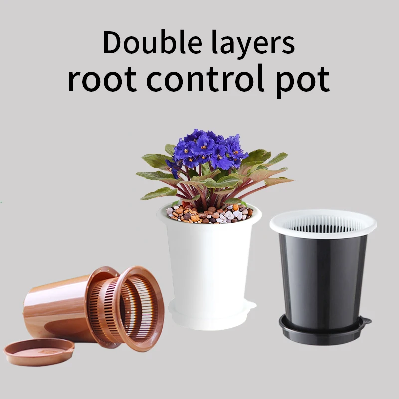 

4pcs/5pcs/Lot Meshpot 5 Inches Plastic Orchid Pot With Holes Excellent Drainage Garden Supplies Flower Container