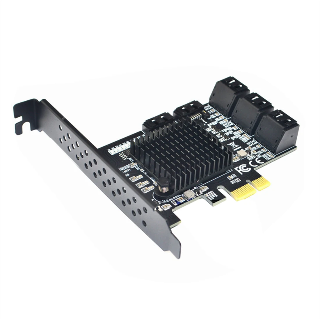 Компьютерная шина PCI-E SATA 2X 4X 8X 16X карт PCI-E PCI Express SATA 3,0 8-Порты и разъёмы SATA III SSD SATA 6 Гбит адаптер расширения Панели с USB Дата-кабель