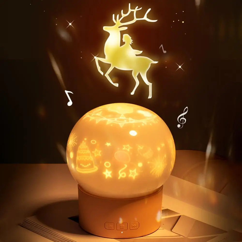 

Multifunction LED Rotating Projector Starry Sky Night Lamp USB Rechargeable Romantic Projection Night Light Gifts Home Decor