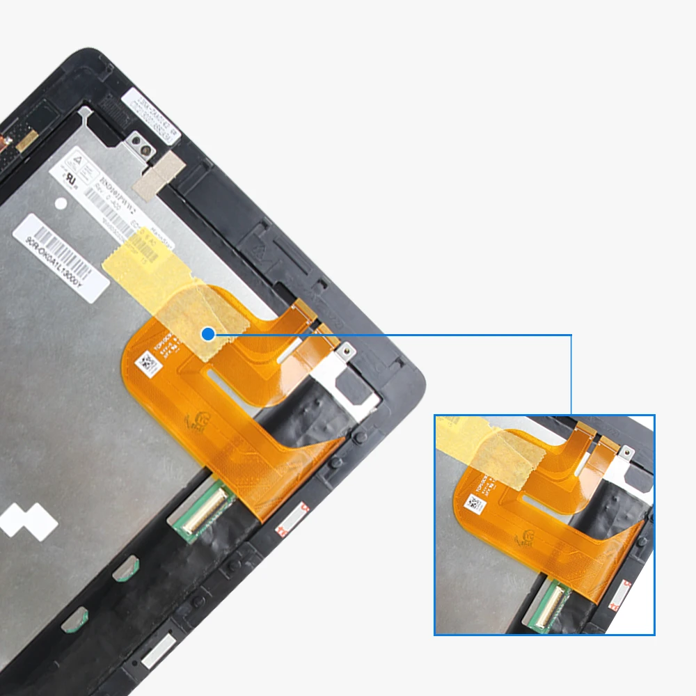 Для ASUS Eee Pad Transformer Prime TF201 ЖК-дисплей сенсорный экран дигитайзер сенсор сборка рамка TCP10C93 V0.3 HSD101PWW2-A01