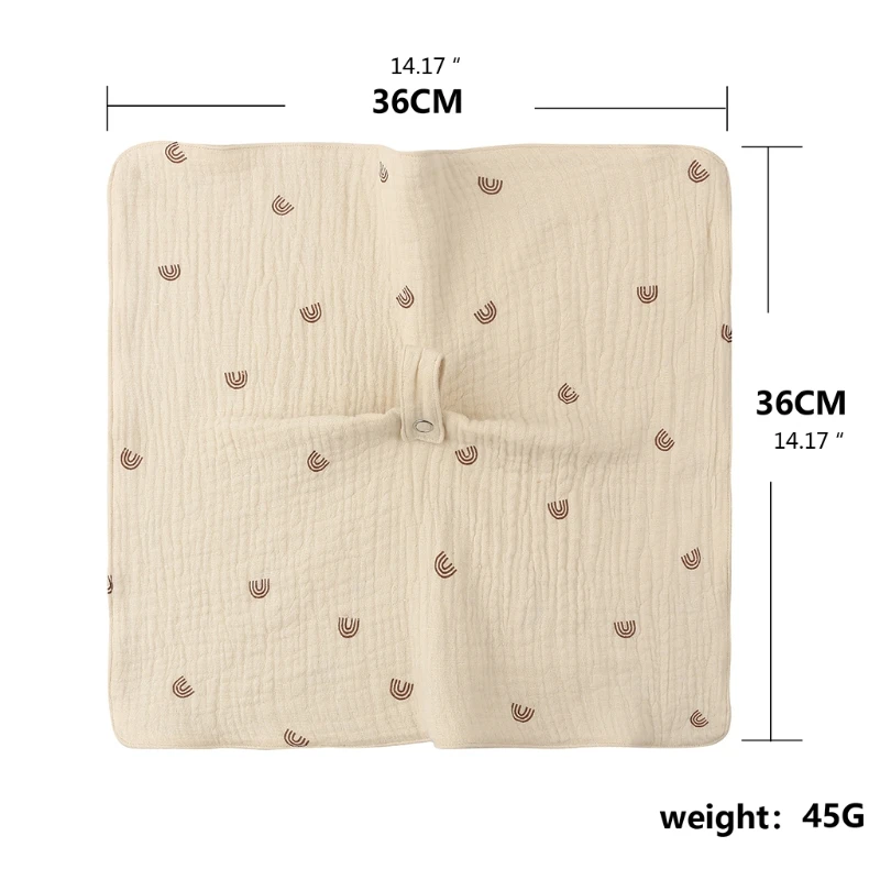 Baby Facecloth Soothe Towel Bath Towel Handkerchief Cotton Burp Cloth Soft Absorbent Gauze Kindergarten Washcloth G99C
