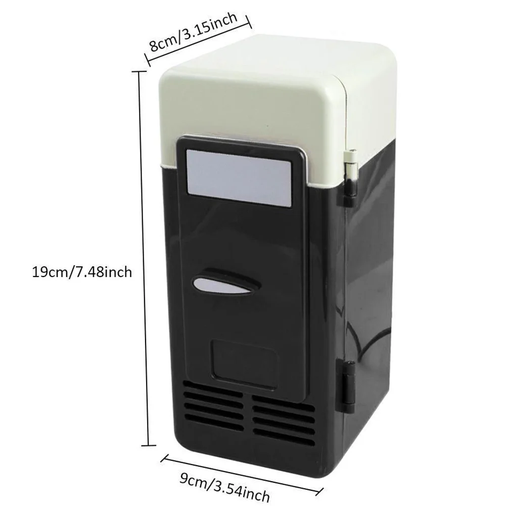 Холодильник автомобильный морозильник банки напиток портативный холодильник охладитель Мини USB PC одиночный