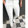 Men Clothing Hot Work Stretch Pants Spring Autumn New Fashion Grey Blue Multicolor Casual Trousers Pencil Pants For Men Business 4