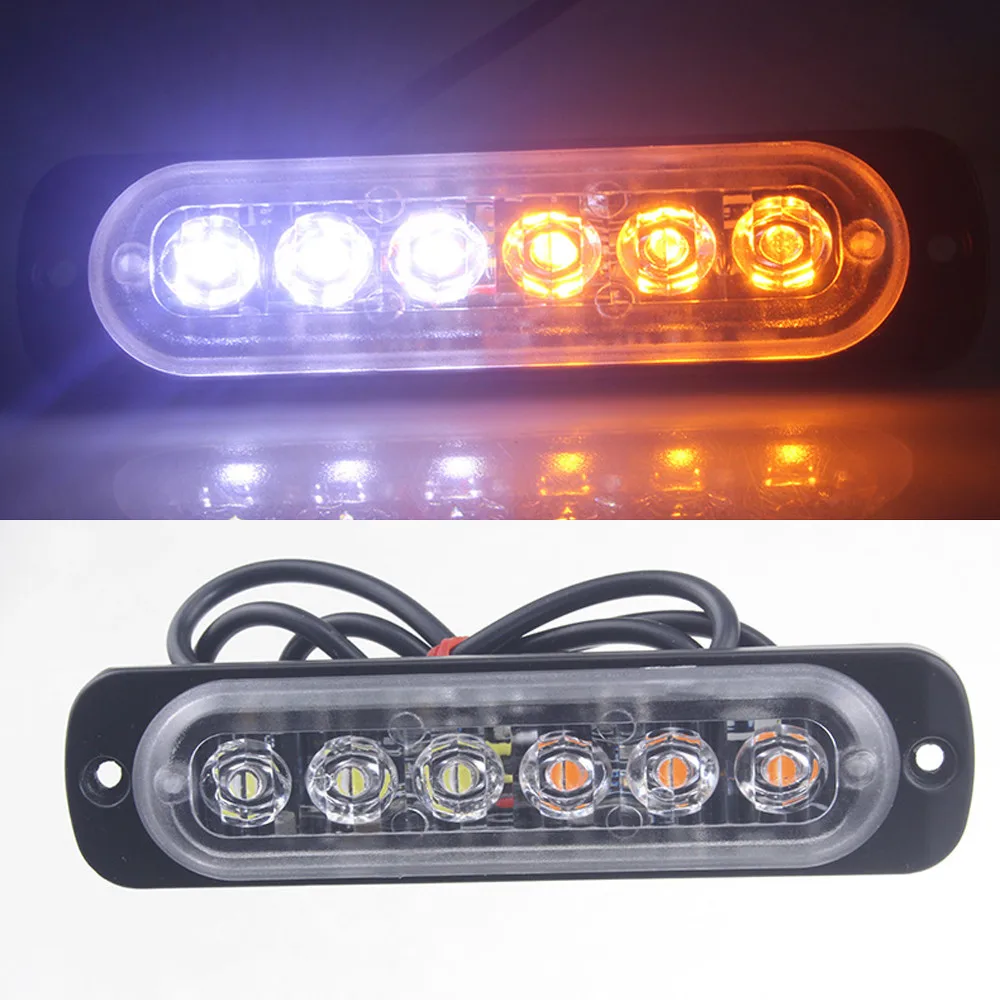 12 24 В 1 шт. 6 светодиодов|Передние LED-фары для авто| |