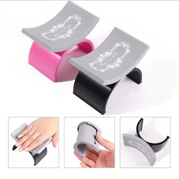 

U-shaped Silicone hand pillow Holder Table Washable Foldable Mat Pad Nail Art Salon Manicure Practice Manicure Salon Tool