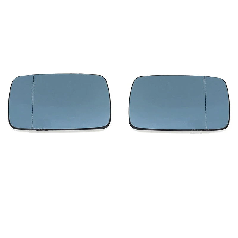 Replacement Left Right Blue Heated Wing Mirror Glass For Bmw E39 E46 320i 330i 325i 525i 2001