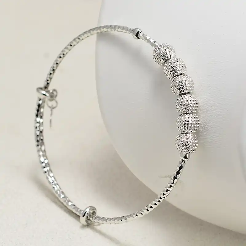 bracelet for baby boy silver
