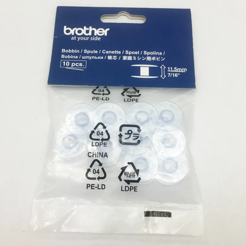 Brother bobbin 11,5 мм швейная машина bobbins10 шт SFB XA5539-151 brother домашняя швейная машина bobbin sa156