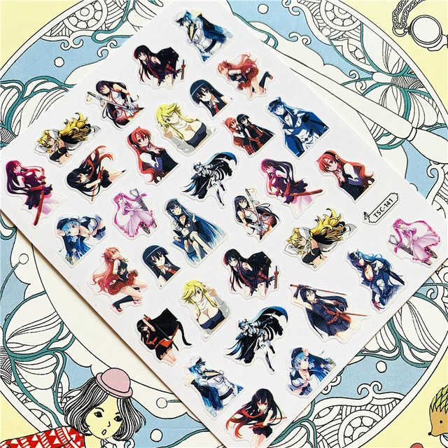 TSC-212 TSC-213 Cartoon anime character 3D Back glue Nail Art Stickers Decals Sliders Nail ornament decoration TSC-141 N