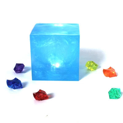 Мститель: конечная игра Marvel Loki Cosmic Cube cosplay Prop Светящиеся Кубики TESSERACT INFINITY STONES комплект фигурки на Хэллоуин - Цвет: with gem 65mm