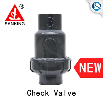 

Fevas 1 1/4 1 1/2 2 inch SANKING PVC Ball Valve UPVC Joint Switch Valve Check Valve Non-Return Valve Chemical Grade Accessories