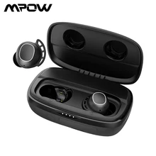 Mpow M30 Plus Bluetooth 5.0 Earphones True Wireless Earbuds Touch Control IPX8 Waterproof Headphones with 2600mAh Charging Case
