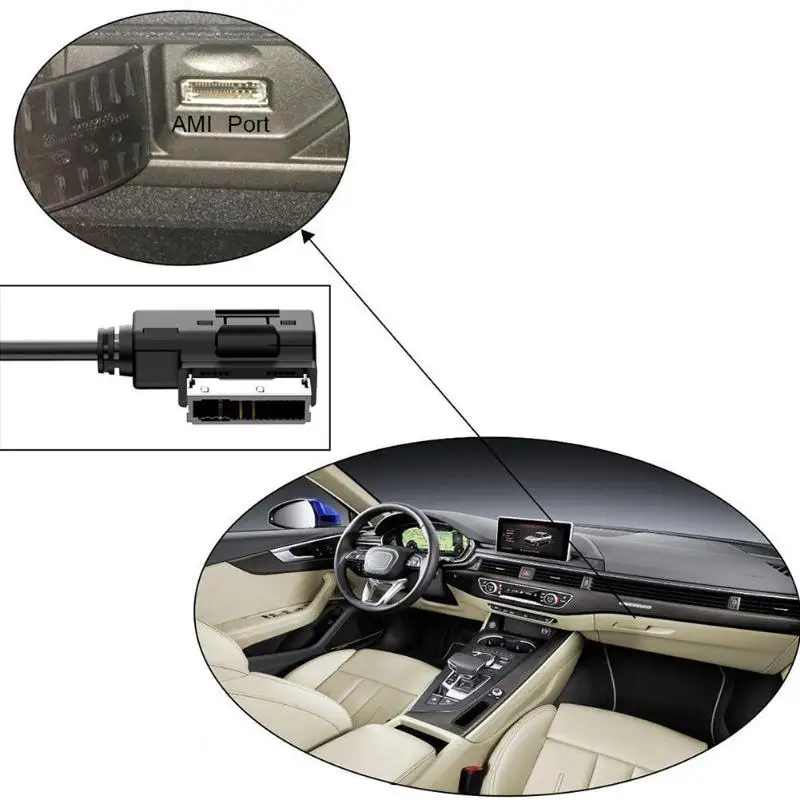 AMI беспроводной Bluetooth 5,0 аудио приемник 3g MMI кабель адаптера для Audi
