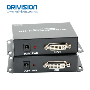

ORIVISION 60M DVI Extender over single cat5E/6 Local DVI loop out HD 1080P no loss of quality support HDMI 1.4a