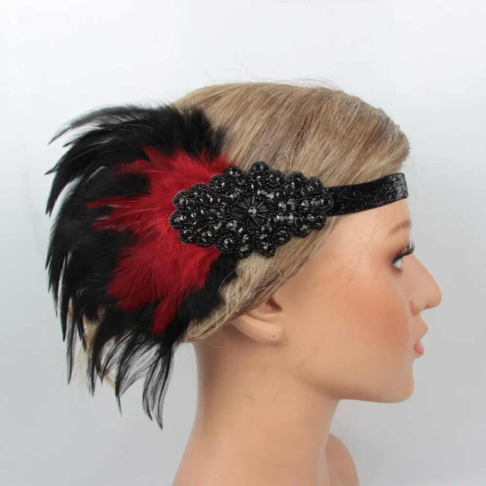 1920s Hair Accessories Crystal Applique For Flapper Costume Party Headbands For Women Factory Sales Handmade New Style