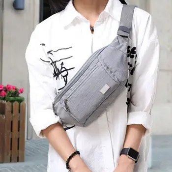 

Men Nylon Waist Fanny Pack Belt Bag Travel Hip Bum Purse Chest Phone Pouch