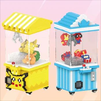 

New Miniature Diamond Blocks Small Particles Puzzle Assembly Children's Building Block Toys Catch Doll Machine Decoration Toys