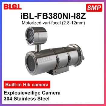 

HIKVISION Explosion-proof Camera 8MP Built-in Hik camera 304 Stainless Steel Explosieveilige Support PoE Hik-Connect app IR 80m