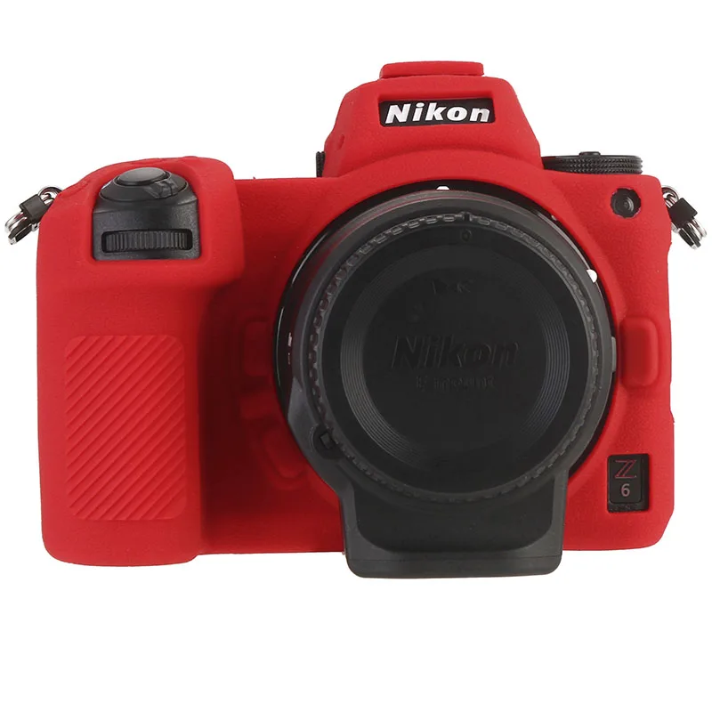 Мягкий силиконовый защитный чехол для камеры Nikon Z6 Z7, защитный чехол для камеры Nikon Z6 Z7, 4 цвета - Цвет: Red
